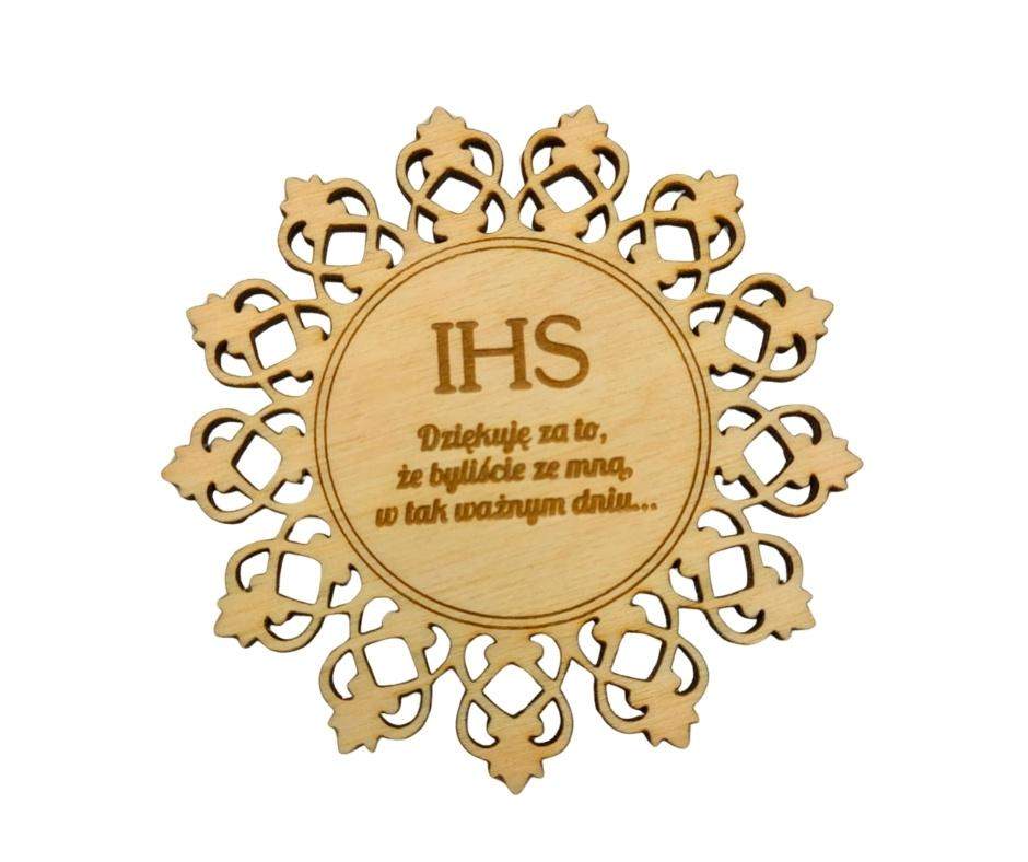Magnes Komunia Święta upominek z imieniem i datą