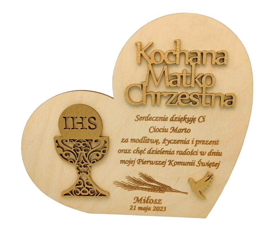 Podziękowanie Serce Dla Matki Chrzestnej